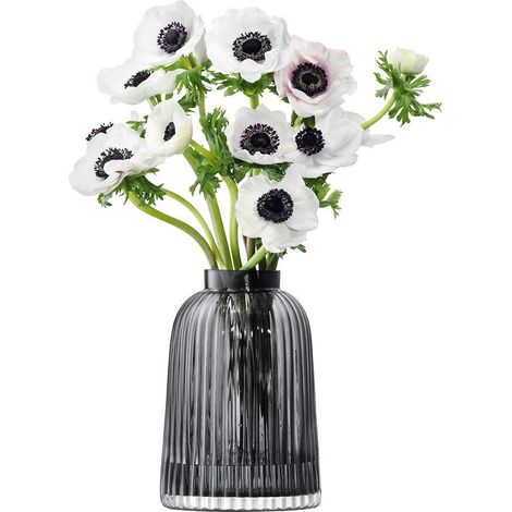 Vase Pleat, hauteur 20 cm, gris (1/5)