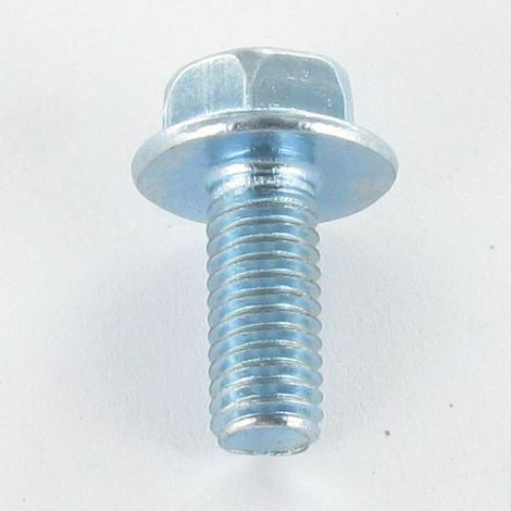 Vis métaux Tête hexagonale TH M8X20 Embase lisse 18 Classe 8.8 Acier zingué-200 pièces