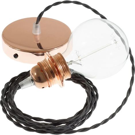Lampe suspension Creative Cables tm26 câble textile 50 cm (1/3)
