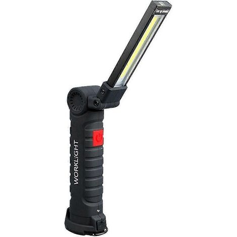 Linterna LED plegable portátil e impermeable para trabajo, ideal para acampar, reparar automóviles o tiendas de campaña.