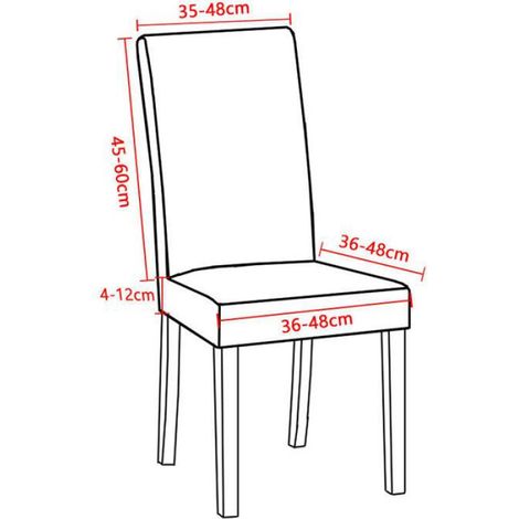 2 Housses de chaise, Velours extensible, Bande élastique, Protection meubles, Salle à manger, Restaurant, Hôtel (1/5)
