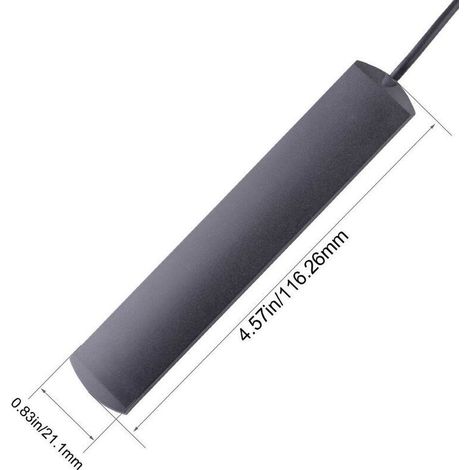 Litzee – Antenna FM nascosta per auto – Migliora la ricezione radio – Installazione semplice con velcro adesivo – Compatibile con auto, moto e camion (1/3)
