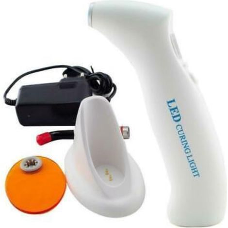 Lampe à polymériser sans fil - Puissance de 1500 mW pour un traitement dentaire rapide, sans fil et pratique - Idéale pour une utilisation en clinique (1/5)
