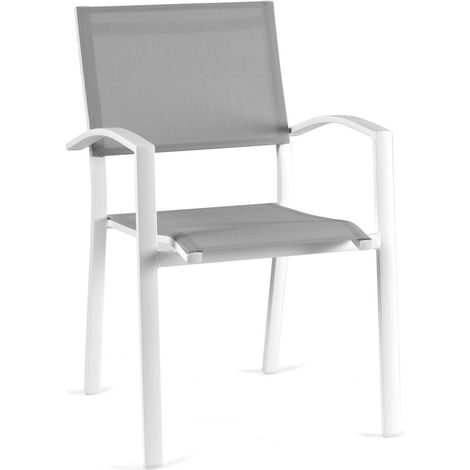 Chaise de jardin Yolande - blanc (1/2)