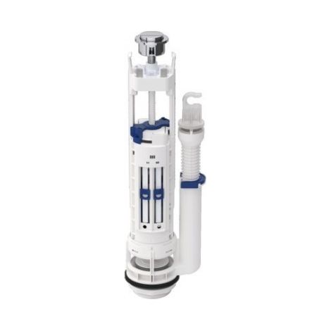 Geberit – Mécanisme de chasse d'eau universel double 290 – Compatible réservoirs céramique – Réglable 295-450mm – Économie d'eau (1/4)