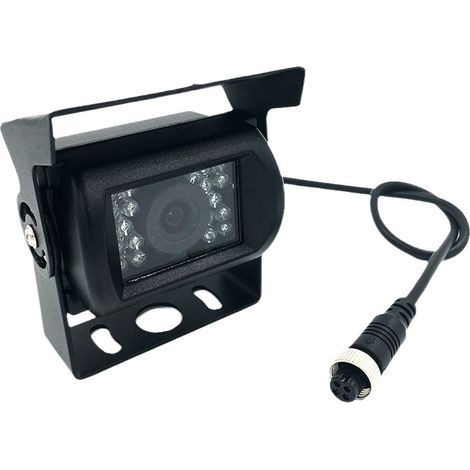Caméra de recul étanche IP68 avec vision nocturne – Connecteur 4 broches – Angle de vision 120° – Résolution 800TVL pour véhicules - 9-24V (1/5)