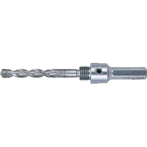 Makita Aufnahmeschaft 19 mm + HSS-G Bohrer, Metallbohrer, HSS-G, für 19 mm Lochsägen