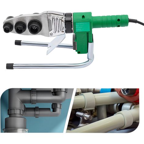 Soldadora de tubos de agua con pantalla digital, 20 – 32 mm, herramienta de soldadura de tubos para PPR, Pb, PE, PV, plásticos
