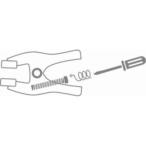 Verstellbarer Federzange RESSORT RÉGLABLE 3 cm