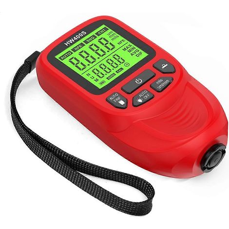 Digitales Lackdickenmessgerät HW400S, rot