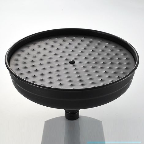 Kindfiber OÜ-Pommeau de douche exterieur Interface G1/2" Tête de Douche Laiton Antique Rond Accessoires de Salle de Bain Pomme de douche (1/5)