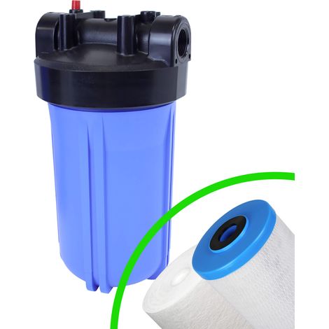 Carter porte filtre FHPP-10BB Big Blue 10'' entrée/sortie 1'' femelle - Crystal Filter® (1/5)
