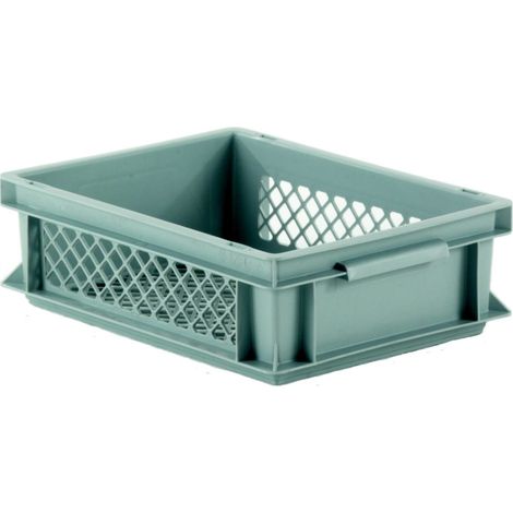 PROVOST - Bac alimentaire gerbable en polypropylène - Fond ajouré - 40 x 30 x 12,5 cm (1/2)