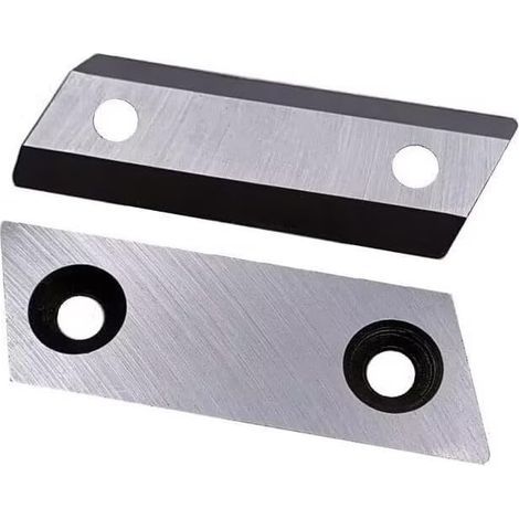 Lot de 2 lames pour outils de jardin - Lames de déchiqueteuse - Les deux lames de coupe s'adaptent au broyeur (1/3)