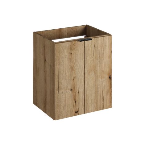 Meuble sous-vasque à portes 50 cm - H 57 x L 50 x P 39 cm - Astral Oak - Livraison gratuite