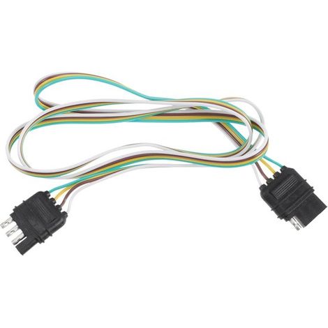 Anhängerkabel Stromkabel Anhänger-Verkabelungssatz Anhängerbeleuchtungsstecker Anhänger-Verkabelungssatz Anhängerstecker Autolampenkabel Kupfer 4 (1/2)
