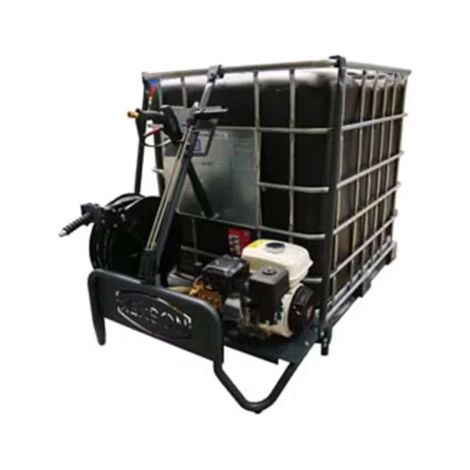 Renson – Nettoyeur haute pression thermique 160 bar – Moteur essence HONDA GP200 6,50 CV – Débit 600 L/h – Châssis acier époxy résistant (1/3)