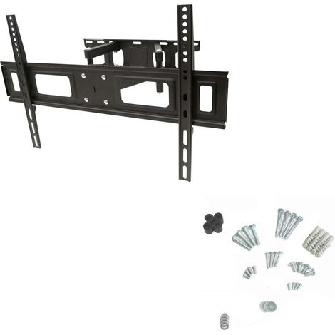 TrAdE Shop Traesio - Staffa Parete Hp680 Tv Pannello Braccio Rotazione 23-83 80kg Lcd Schermo -
