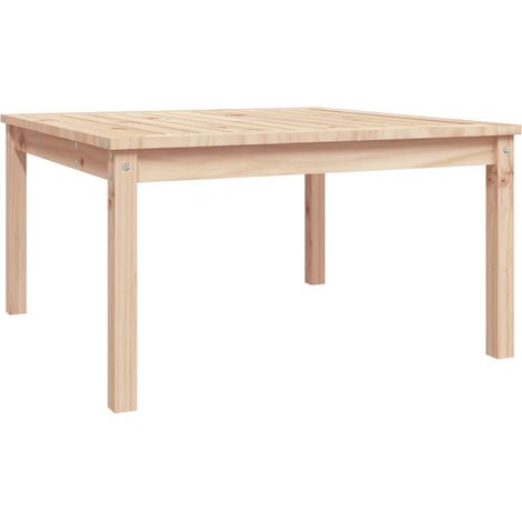 Table de jardin，Table d'extérieur 82,5x82,5x45 cm bois massif de pin CFW39586 (1/5)