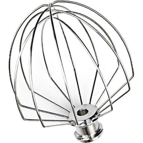 Fouet pour robot pâtissier Cuisinart 5,5 L à bol relevable, en acier inoxydable à 6 fils, compatible avec les accessoires pour robot pâtissier Cuisinart. (1/5)