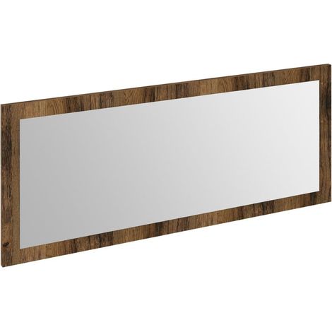 Miroir TREOS avec cadre 110x50cm, chêne Collingwood