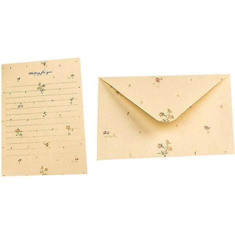 1 Set florale Briefumschläge
