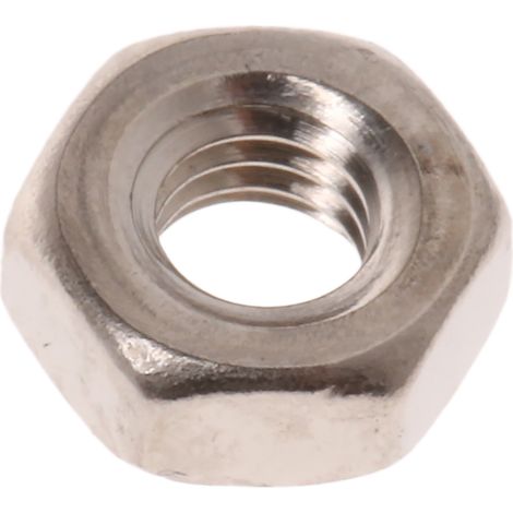 Écrou hexagonal RS PRO, M3, Laiton Nickelé ( Prix pour Sachet de 250 ) (1/2)
