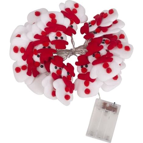Lampe lanterne de Noël bonhomme de neige féerique, décoration de chambre LED mod (1/5)