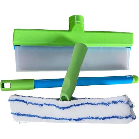 Silikon-Wasserreinigungsset, wiederverwendbare Glasreinigungswerkzeuge, mit Silikonschaber und Mikrofaserbürste für die professionelle Autopflege.