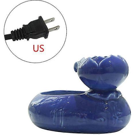 Fontaine à eau pour chat silencieuse, distributeur automatique avec bol, abreuvoir silencieux pour chien, bleu US. (1/4)