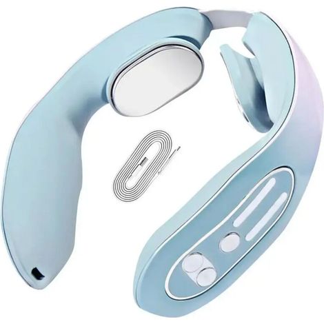 Appareil de massage EMS pour la nuque : masseur à impulsions électriques pour soulager la pression et stimuler les points d'acupuncture.-AquaForge
