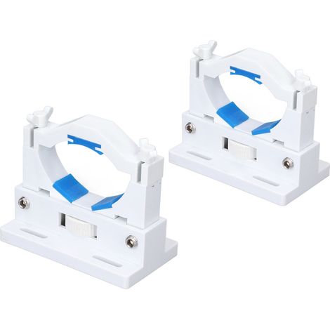 Support de tube laser en plastique (2 pièces) avec molette de réglage de la hauteur et du diamètre. (1/5)