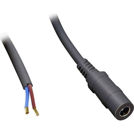 Câble de raccordement basse tension BKL Electronic 075182 DC femelle - extrémité(s) ouverte(s) 5.50