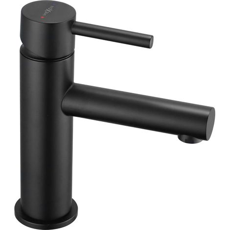 Mexen Elba grifo de lavabo, negro - 74100-70 (1/2)