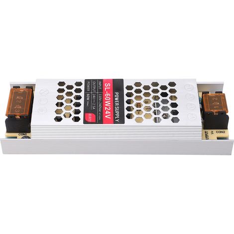 LED-Netzteil, Schaltregler, Adapter, ultradünner LED-Streifen, Leuchtkasten-Transformator, 60 W, 24 V, 2,5 A (1/5)