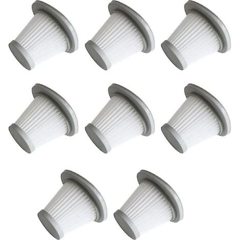 Lot de 8 filtres Hepa de rechange pour aspirateur à main sans fil Deerma Dx118c Dx128c (1/2)