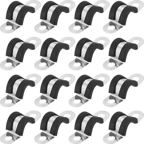 16Pcs 10mm/0.39 Pouce Colliers de Câble Collier de Sangle en U (1/5)
