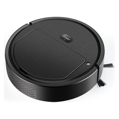 Robot Aspirateur Laveur, Aspirateur Robot Laveur avec auto-boost, 5.5cm Super-mince, Auto-rechargeable, idéal pour nettoyer les poils d'animaux, les tapis, les carreaux, les sols durs (1/5)