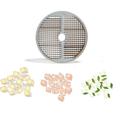 Grille pour cubes/ macédoine 8 mm - Diamond