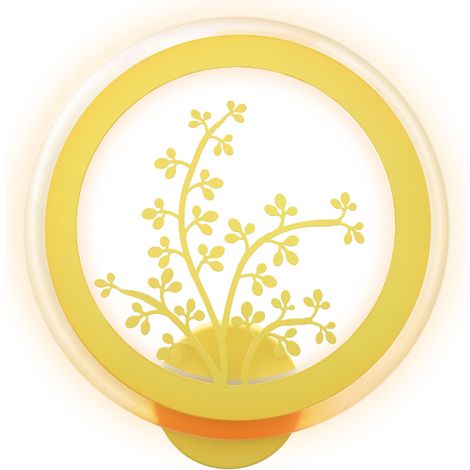 Aplique de Pared Infantil Yellow Plant 32W Blanco Cálido 3000K    IluminaShop (1/3)