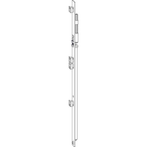 WINKHAUS Flügellagerschiene FLS.SE 150 kg silber (1/2)