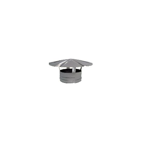 Chapeau chinois simple paroi inox femelle - Ø 150