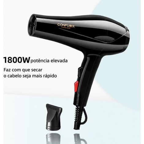 Sèche cheveux 1800 W 5 vitesses séchage rapide avec diffuseur (1/5)