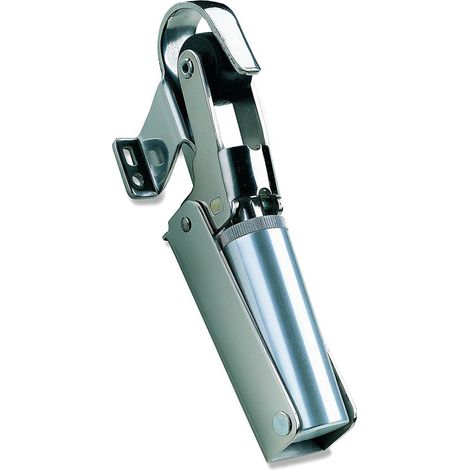 Fermo porta idraulico rif. 2 argento 80kg Justor (1/4)