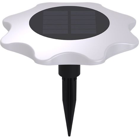 Lampe solaire d'extérieur, lampe solaire d'hiver d'extérieur, lampe solaire, télécommande, lumière intelligente, adaptée à plusieurs scènes, forme de fleur