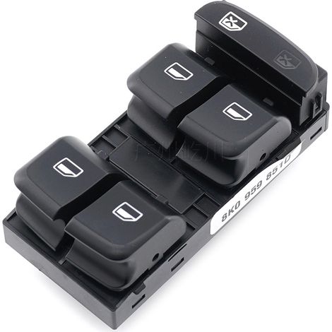 La référence 8K0959851D convient aux interrupteurs de commande de lève-vitres et aux interrupteurs de réglage électrique des vitres des voitures Audi A4. (1/2)