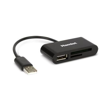 Hamlet XZR101UA lector de tarjeta USB 2.0 Negro (1/2)