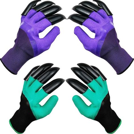 Gants de jardinage avec griffes, lot de 2 – imperméables (1/5)