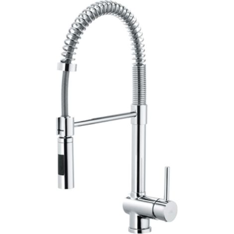 MISC. LAVELLO CON MOLLA E DOCCIA ESTRAIBILE STICK Cromo PAFFONI