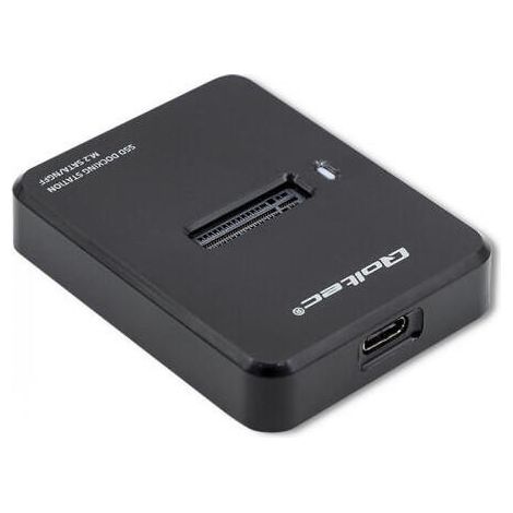 Estación de acoplamiento para SSD Qoltec M.2 SATA  NGFF  USB 3.1 (1/4)